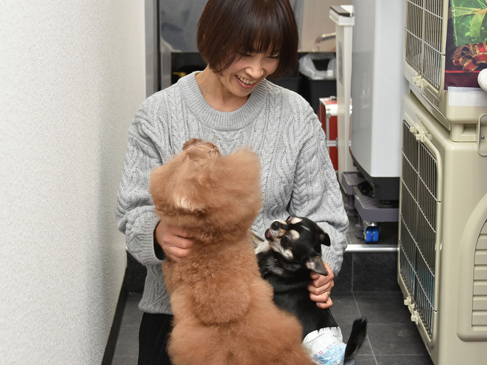 ワンちゃんの気持ちが第一